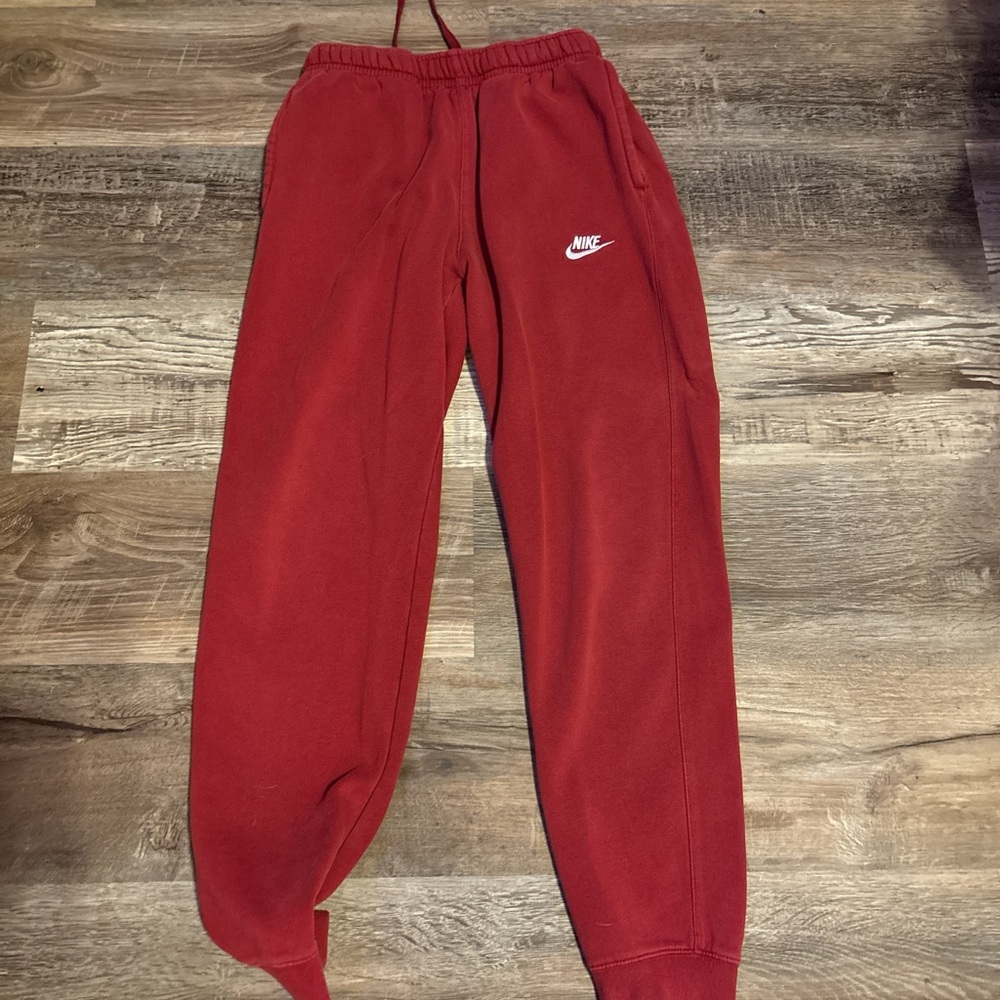 Nike' Red Sweatpants